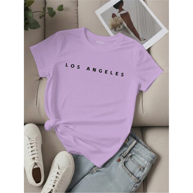 Shein Relaxiva 3 db-os női Los Angeles-i párizsi betűs mintás pulóver