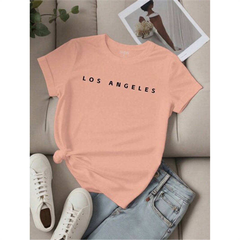 Shein Relaxiva 3 db-os női Los Angeles-i párizsi betűs mintás pulóver