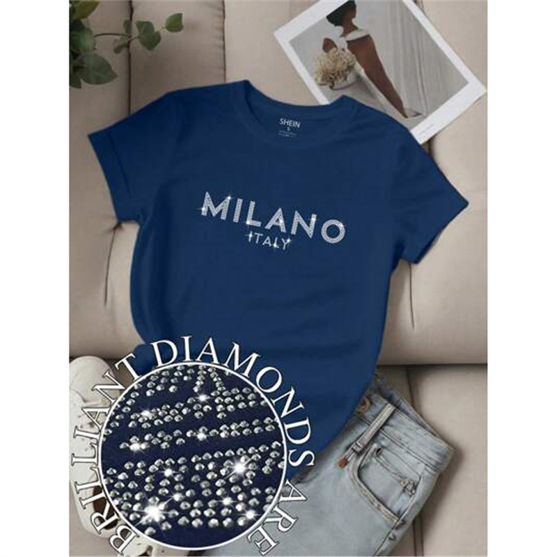 Shein Relaxiva 3 db-os női Los Angeles-i párizsi betűs mintás pulóver