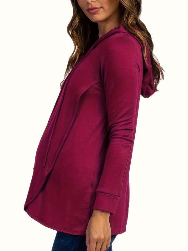 2025. aasta piiriülesed uued Euroopa ja Ameerika pikkade varrukatega kapuutsiga raseduspluusid piiriülese otsetarnega