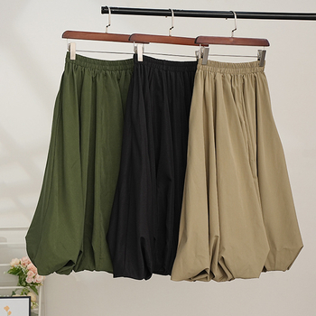 Μοντέρνα φούστα με διπλή ραφή και τσέπη, niche heavy craft design, φόρεμα με λουλούδια, μπουμπούκι, φθινόπωρο 2024, νέα άφιξη