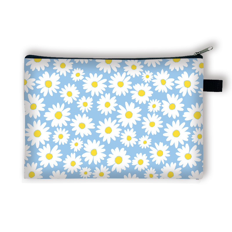 Új, kis virágos pénzérmetartó gyerekeknek, nagy kapacitású, egyszerű és luxus kulcskártya-tartó, hordozható táska lányoknak