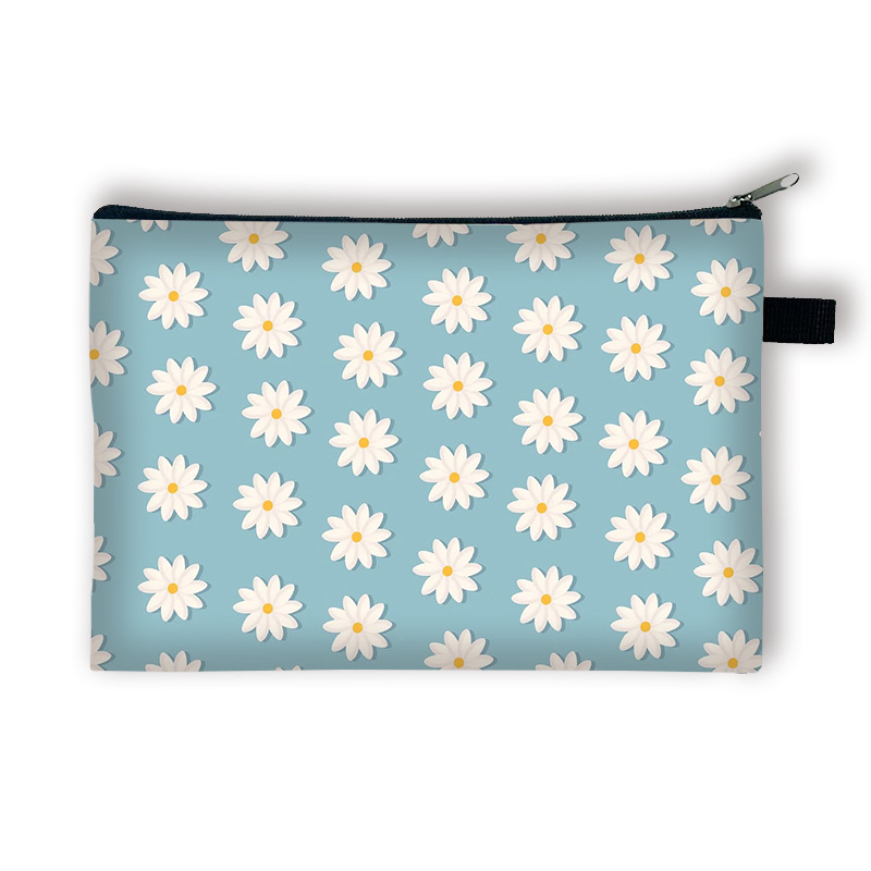 Új, kis virágos pénzérmetartó gyerekeknek, nagy kapacitású, egyszerű és luxus kulcskártya-tartó, hordozható táska lányoknak