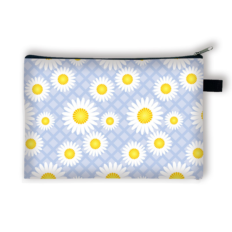 Új, kis virágos pénzérmetartó gyerekeknek, nagy kapacitású, egyszerű és luxus kulcskártya-tartó, hordozható táska lányoknak