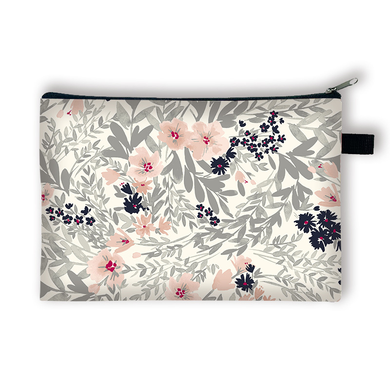 Új, kis virágos pénzérmetartó gyerekeknek, nagy kapacitású, egyszerű és luxus kulcskártya-tartó, hordozható táska lányoknak