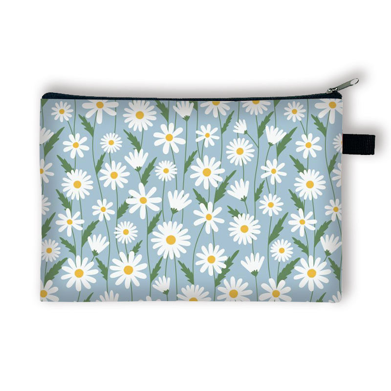 Új, kis virágos pénzérmetartó gyerekeknek, nagy kapacitású, egyszerű és luxus kulcskártya-tartó, hordozható táska lányoknak