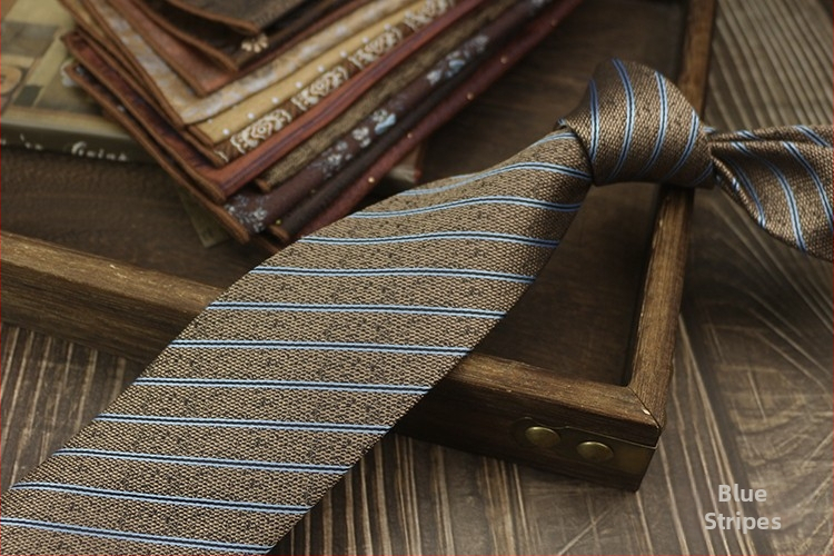 Színes 8 cm-es nyakkendő Férfi üzleti retró öltöny kiegészítők Esküvői műsorszóró mindennapi viselet ruha munkagallér