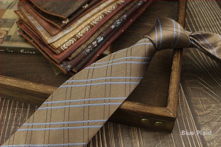 Színes 8 cm-es nyakkendő Férfi üzleti retró öltöny kiegészítők Esküvői műsorszóró mindennapi viselet ruha munkagallér