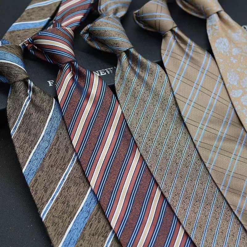 Színes 8 cm-es nyakkendő Férfi üzleti retró öltöny kiegészítők Esküvői műsorszóró mindennapi viselet ruha munkagallér