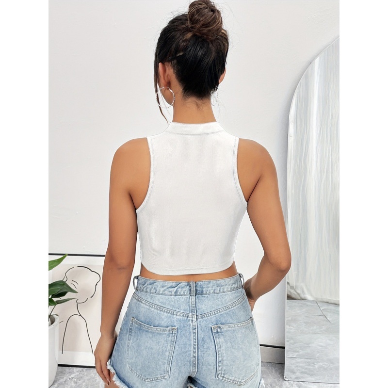 Real Shot nyári új, niche dizájnú, csatos, ujjatlan, tiszta vágyat idéző, szexi, millennium fűszeres mellény, európai állomás robbanásai