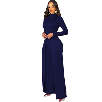 Черни висок клас модни дамски панталони с широки крачоли, износ, оригинални европейски и американски, секси професионални панталони с бяла яка