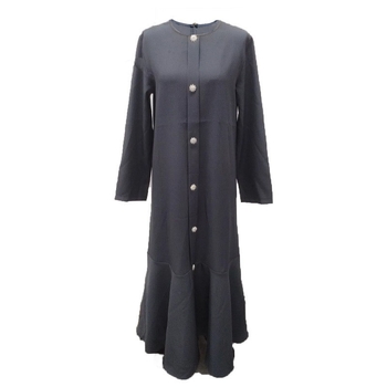 M4002 Amazon prekogranična proljetna haljina s jednim redom kopčanja u jednoj boji, elegantna duga haljina s Bliskim istokom