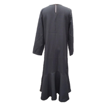 M4002 Amazon prekogranična proljetna haljina s jednim redom kopčanja u jednoj boji, elegantna duga haljina s Bliskim istokom