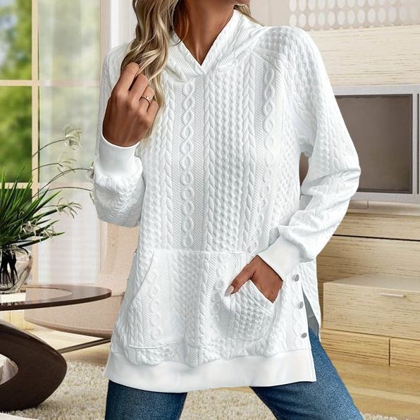 2023ebay AliExpress Wish Explosions nove jesenske i zimske majice s dugim rukavima, jednobojne, za žene, plus veličine