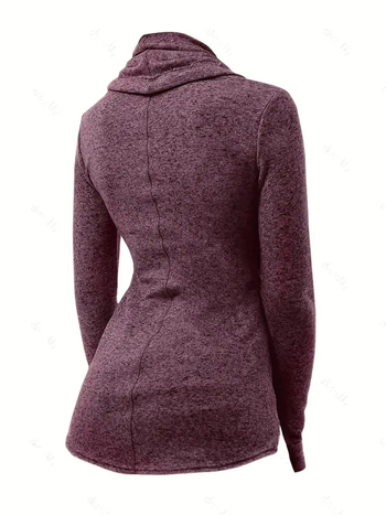 Amazon európai és amerikai robbanások új divatos sál galléros, veremgalléros, csipkés, zsebes, hosszú ujjú póló női felső