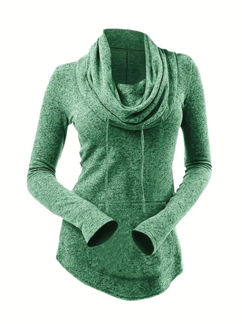 Amazon európai és amerikai robbanások új divatos sál galléros, veremgalléros, csipkés, zsebes, hosszú ujjú póló női felső