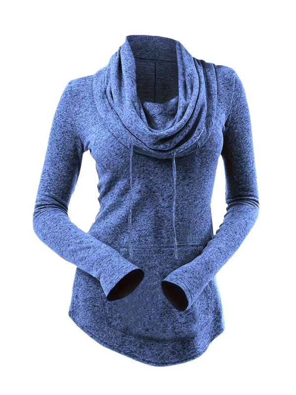 Amazon európai és amerikai robbanások új divatos sál galléros, veremgalléros, csipkés, zsebes, hosszú ujjú póló női felső