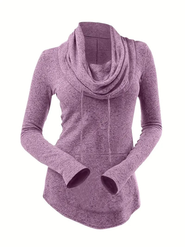 Amazon európai és amerikai robbanások új divatos sál galléros, veremgalléros, csipkés, zsebes, hosszú ujjú póló női felső