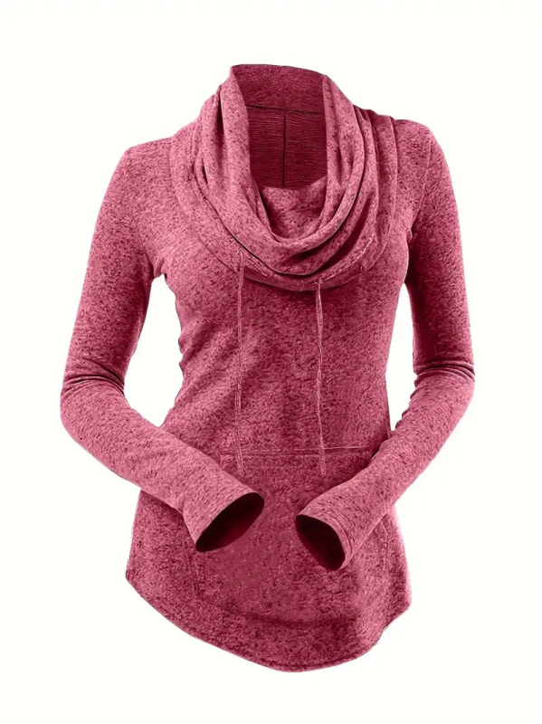 Amazon európai és amerikai robbanások új divatos sál galléros, veremgalléros, csipkés, zsebes, hosszú ujjú póló női felső