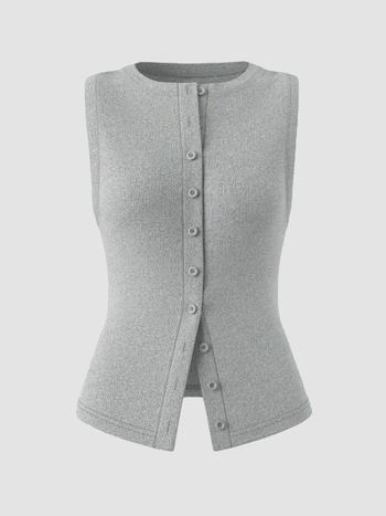 Amazon Slim Fit karcsúsító kötött mellény, európai és amerikai divatos elegáns egysoros mellény