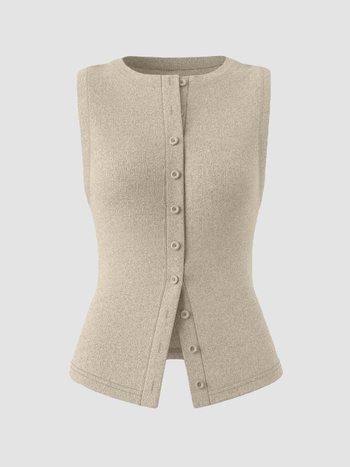 Amazon Slim Fit Αδυνάτισμα Πλεκτό Γιλέκο Ευρωπαϊκή και Αμερικανική Μόδα Κομψό Μονόπετο Γιλέκο