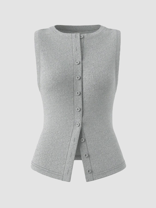 Amazon Slim Fit karcsúsító kötött mellény, európai és amerikai divatos elegáns egysoros mellény