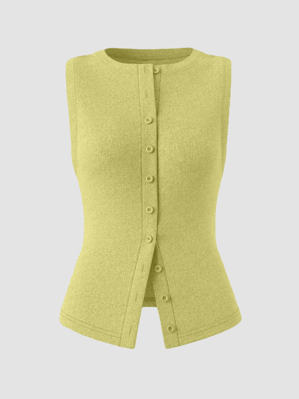 Amazon Slim Fit karcsúsító kötött mellény, európai és amerikai divatos elegáns egysoros mellény