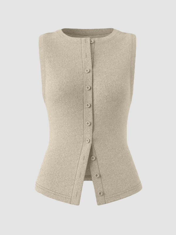 Amazon Slim Fit karcsúsító kötött mellény, európai és amerikai divatos elegáns egysoros mellény