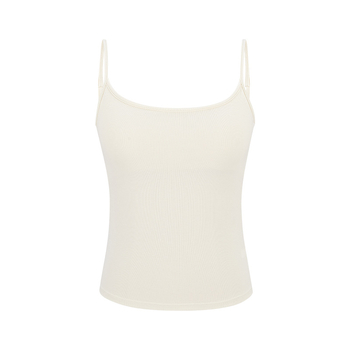 Γυναικείο τοπ Mosesqueen Camisole 2025, νέο καλοκαιρινό, όμορφο πίσω μέρος, Pure Desire, γλυκό και πικάντικο, με μονή πλέξη, αδυνατιστική εμφάνιση.