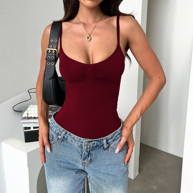 Kaikuo határokon átnyúló európai és amerikai szexi dögös lány harisnyatartós vékony mellényes overall női ruházat 2025 tavasz és nyár Amazon export