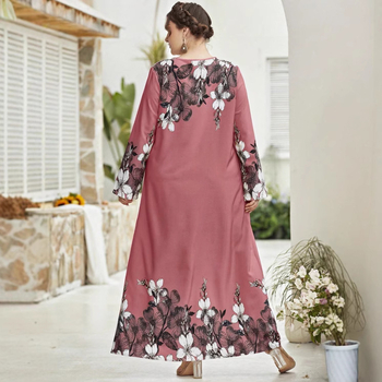 2024 трансгранично облекло за външна търговия с мюсюлмани от Близкия изток с дълъг ръкав, свободна мода, големи размери