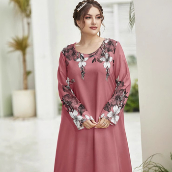 2024 трансгранично облекло за външна търговия с мюсюлмани от Близкия изток с дълъг ръкав, свободна мода, големи размери