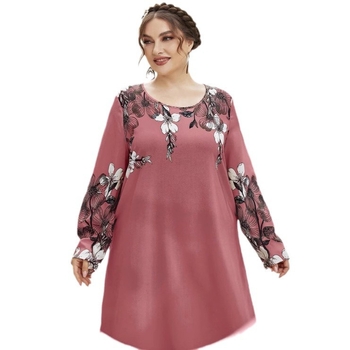 2024 трансгранично облекло за външна търговия с мюсюлмани от Близкия изток с дълъг ръкав, свободна мода, големи размери