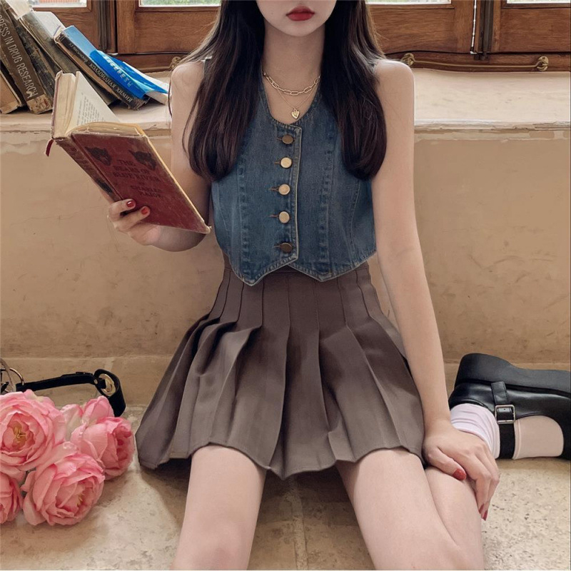 Trendi és egyedi, ultrarövid farmerdzseki nőknek, 2025 tavasz/nyár, új, sokoldalú, karcsúsító, dögös lányos felsőruházat