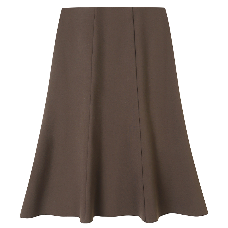Külkereskedelmi stílusú francia Hepburn stílusú retró szoknya magas derekú, karcsúsító megjelenésű, drapézott A-vonalú szoknya, luxus, nagy lengő, esernyőszoknya nőknek