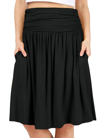 Női normál és plus size szoknyák, rakott, lenge szoknyák, középhosszú szoknyák