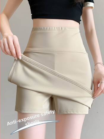 H108 Αθλητική Φούστα με Πλάγια Σχίση, Γυναικεία, Νέα, Καλοκαιρινή, Ελαφριά, Λεπτή Φούστα Γοφών, Φούστα Γιόγκα σε Γραμμή Α