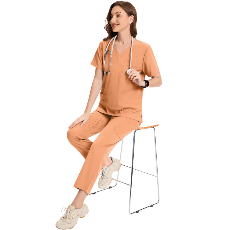 Naujos spalvos išleidimas, greitai džiūstantys, tamprūs, rankomis skalbiami drabužiai, plius dydžio gydytojams ir slaugytojams, vienspalviai kostiumai, ploni, kasdieniai, patogūs