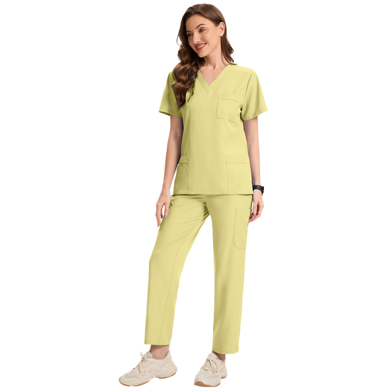 Naujos spalvos išleidimas, greitai džiūstantys, tamprūs, rankomis skalbiami drabužiai, plius dydžio gydytojams ir slaugytojams, vienspalviai kostiumai, ploni, kasdieniai, patogūs