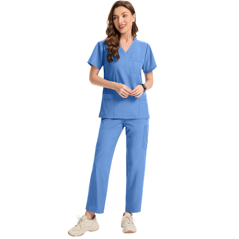 Naujos spalvos išleidimas, greitai džiūstantys, tamprūs, rankomis skalbiami drabužiai, plius dydžio gydytojams ir slaugytojams, vienspalviai kostiumai, ploni, kasdieniai, patogūs