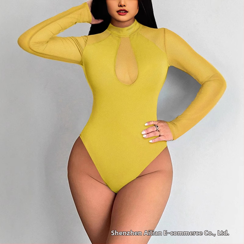 Európa és az Egyesült Államok határokon átnyúló külkereskedelme 2025 új plus size varrásos hálós divatos szexi overál Amazon szexi