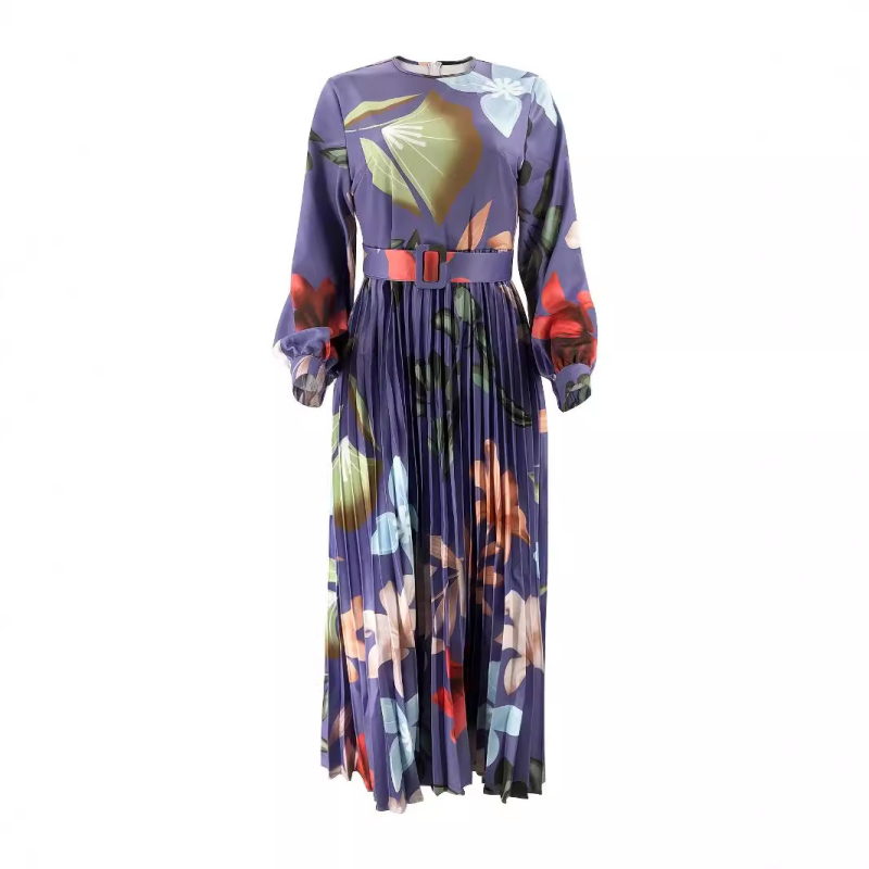 M2687 Transfrontaliere Amazon Orientul Mijlociu Femeii Noi Florale Running Distanță Lungă Modă Elegant Haine Musulmane