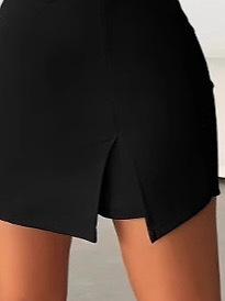 Nagyszámú európai és amerikai határokon átnyúló kellék 2025-ből Új stílusú, kis méretű, magas derekú, szexi, divatos, lezser, csípőre simuló rövidnadrágok és szoknyák