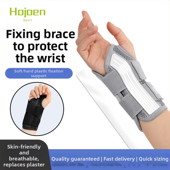 Csuklórögzítő férfiaknak és nőknek acéllemezes támasztékkal, légáteresztő csuklópánttal az ízületek rögzítéséhez és a tenyér védelméhez