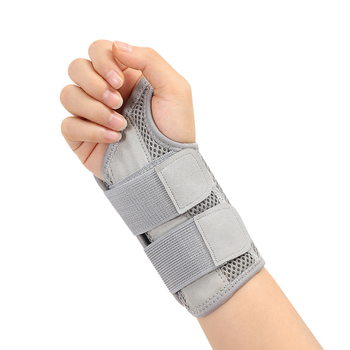 Csuklórögzítő férfiaknak és nőknek acéllemezes támasztékkal, légáteresztő csuklópánttal az ízületek rögzítéséhez és a tenyér védelméhez