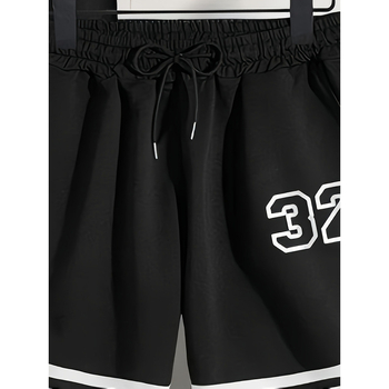 2025 Ευρωπαϊκό και Αμερικανικό Διασυνοριακό Ανδρικό Σορτς με Κοντά Μανίκια, Ψηφιακή Εκτύπωση 3D, Σικάγο, Ανδρικό, Μοντέρνο