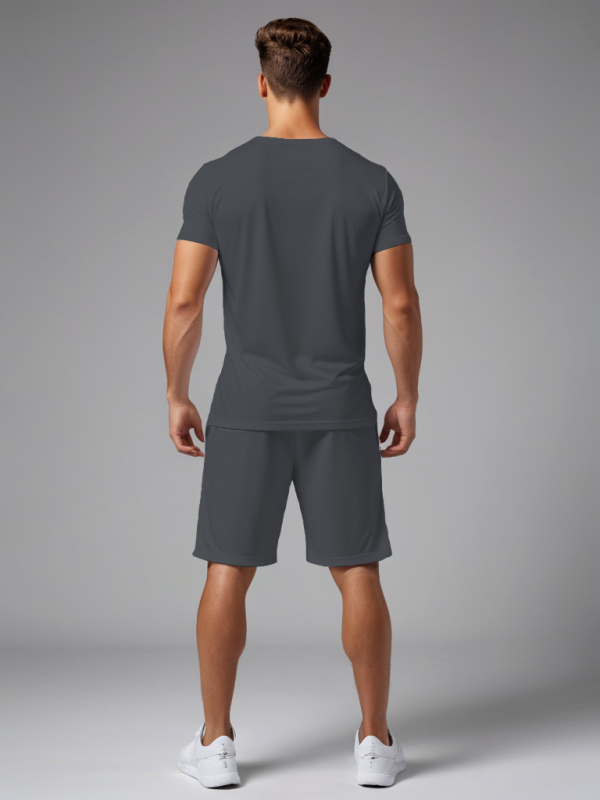 2025-ös, határokon átnyúló Aliexpress nyári új stílusú "Nagyszerű betűk" divatos, stílusos, 3D nyomtatott férfi pólóöltöny