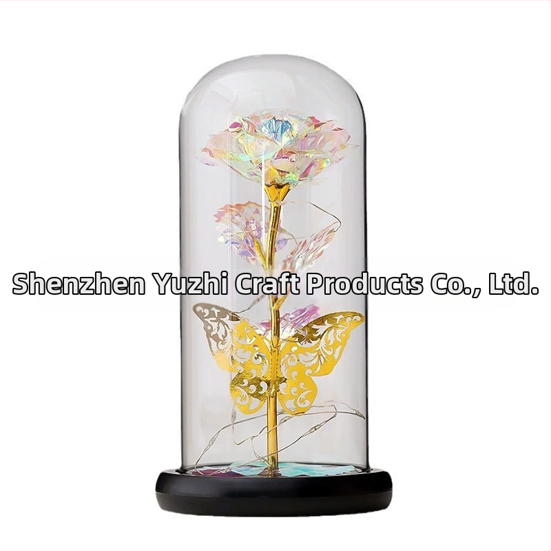 Стъклен капак за цветя от Amazon Eternal Flower 520 Tanabata Flowers Rose, подаръчна кутия за приятелка, креативен подарък за рожден ден