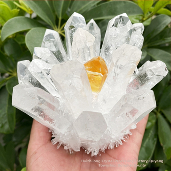 Εργοστάσιο Προμήθειας Φυσικών Λευκών Κρυστάλλων Διακοσμητικά Στολίδια από Κρυστάλλους Δείγμα Μεταλλεύματος