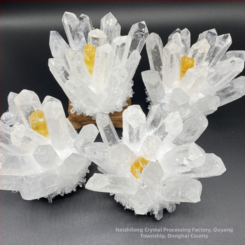 Εργοστάσιο Προμήθειας Φυσικών Λευκών Κρυστάλλων Διακοσμητικά Στολίδια από Κρυστάλλους Δείγμα Μεταλλεύματος